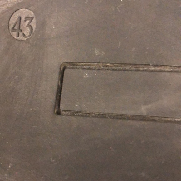 Forge 43 Men’s 10 Shoes Black Leather Upper & Lining Tan Stitch Lace Excellent - Picture 8 of 10